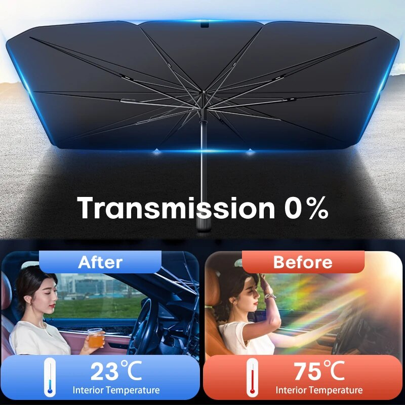 Car Parasol | Windshield Foldable Umbrella